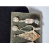 Image 3 : Two Pairs of Earrings: Two-Tone Sterling Silver & 14K Gold Filled Diamond-Shaped/ Cowboy Hat & Spurs