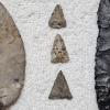 Image 3 : EARLY AMERICAN! Antique Assortment of Native American Stone Artifacts including Arrow/Spear Heads