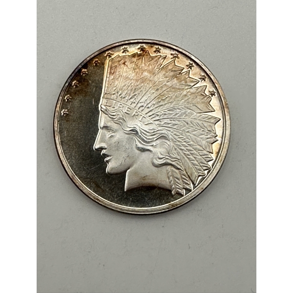 Silvertowne 1oz .999 Silver Indian Round
