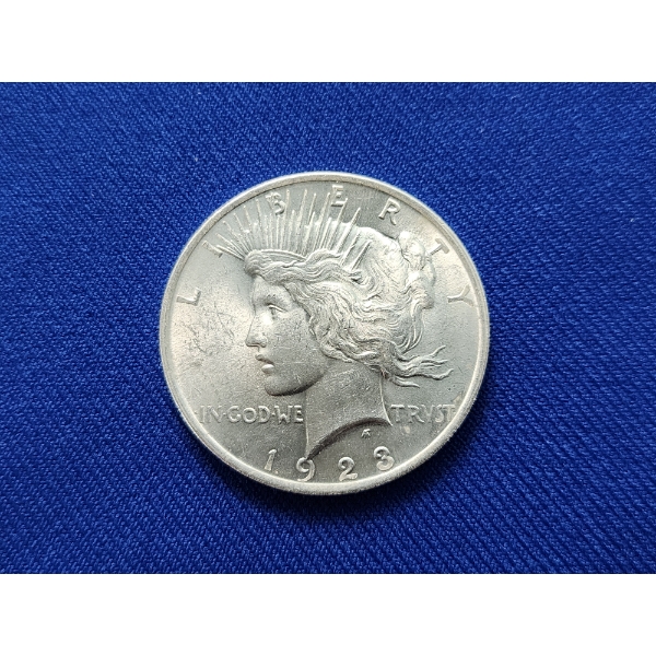 1923 90% Silver Peace Dollar in Excellent Condition
