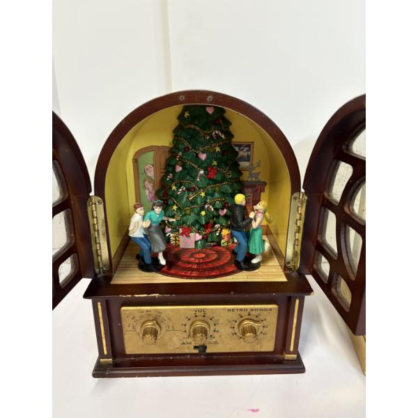 Mr. Christmas Animated Retro Music Radio - 1950s jukebox design 