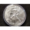 1 Oz .999 Fine Silver 2018 American Eagle Round in Capsule Protector