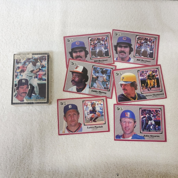 1985 Donruss Action All Star Set Large Cards - Sealed & Loose 1983 Donruss Set, Large Cards 