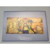 Image 1 : RARE 1996 Pokémon 999999 Gold Foil Note - Dragonite - Mint Condition in Protective Holder