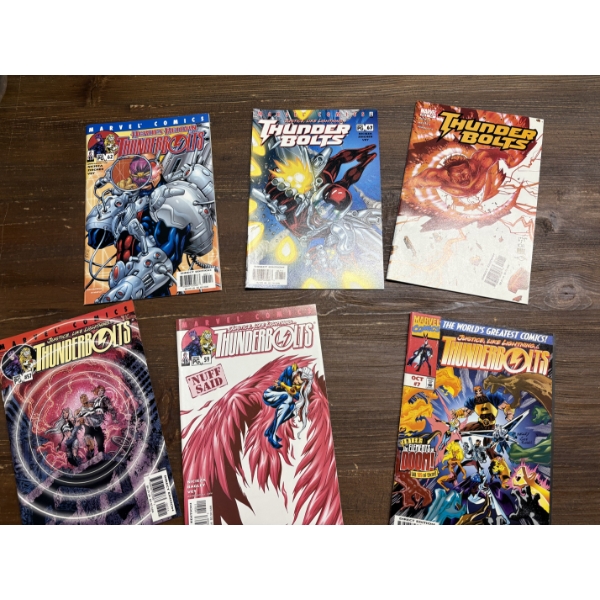 Thunderbolts Comics - 'Nuff Said - The Elements of Doom! - Justice, Like Lightning...Thunderbolts
