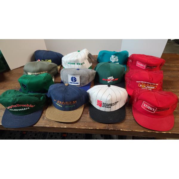 Assorted Lot Of Brand New Hats Including John Deere, Bob Cat & More 