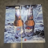 Image 4 : Three Tin Beer Wall Signs, Including Fireball 17''x17'', Coors Light 16''x23'', & Labatt 20''x20''