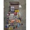 Image 3 : Plastic Storage Tote Including Mostly New Items, Fuses, Electrical Testers, Speaker Wire, Strippers 