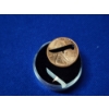 Image 2 : Unique C.W. Shoemaker Handmade Miniature Fixed Blade Knife In 2007 Lincon Cent