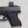 Image 11 : Glock 43 Subcompact 9x19mm Semi-Automatic Pistol with Red Dot Optic and 2 Clips (see description)