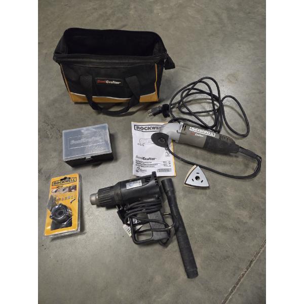 Rockwell Semi Crafter, Heat Gun, Bag, Rockwell Soni Shear
