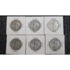 Image 1 : (6) Walking Liberty 90% Silver Half Dollars 1934, 1936-D, 1936, 1939, 1942-S & 1942 Face Value: $3