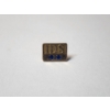 Image 1 : Vintage Gold-Filled "IDS" Pin with 2 Blue Gemstones - Total Weight: 1.4g