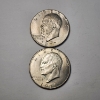 Image 1 : Two 1971 Eisenhower Dollars FV: $2.00