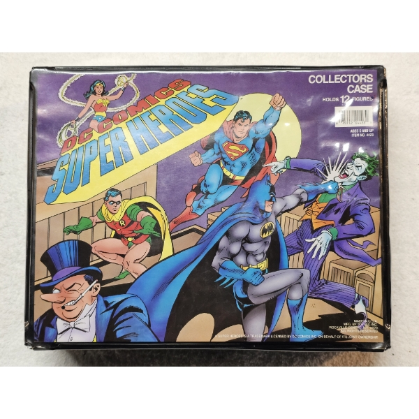 D.C. Comics Super Heroes Action Figures - Lot of 11 with Carrying Case - See Pics for More Details