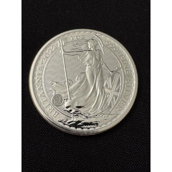 2022 Britannia One Troy Ounce .999 Fine Silver Coin - Mint Condition