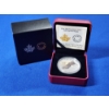 Image 1 : 2014 Royal Canadian Mint $20 Soaring Bald Eagle Fine Silver Proof Coin 1 oz 99.99% Silver 