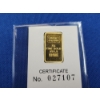 Image 4 : 2g Valcambi Gold Bar - Credit Suisse Statue of Liberty - in Sealed Package