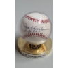 Image 1 : Autographed Joe Charboneau Rawlings Baseball In Display Stand 

