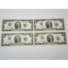 Image 1 : Four U.S. Series 1976 $2 Banknotes 