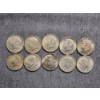 Image 1 : 10 Assorted 40% Silver Kennedy Half Dollars - $5 Face Value 