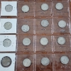 Image 5 : $4.75 Face Value in Assorted 90% Silver United States Washington Head Quarters in Binder Page