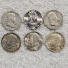 Image 1 : 90% Silver United States Half-Dollar Assortment - AFV $3.00