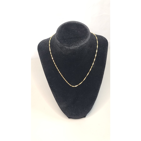 14K Gold 16" Chain - Weight: 2.3g