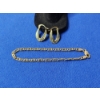 Image 3 : Lot of 14K Gold Jewelry - Bracelet, Earrings, Ring - Total Weight: 4.4g 