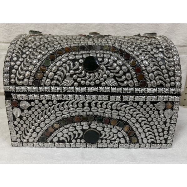 Moroccan-style wedding chests - 3 in 1 - Beautiful Chests for Jewelry - Gemstones - Velvet lining