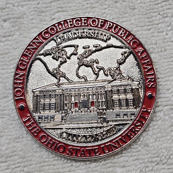 Commemorative Medal for the John Glenn College of Public Affairs