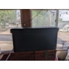 Image 1 : Black Faux Leather Storage Bench approx. 15'x31'