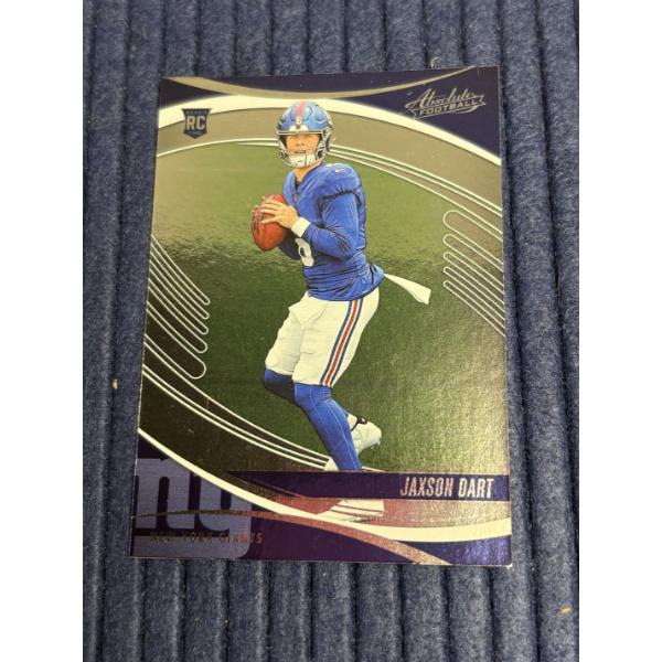 Jaxson Dart Rookie New York Giants Trading Card in Sleeve - Panini 2025 - Absolute Football