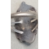 Image 13 : Sterling Silver Southwestern Style Cuff Bracelet & Rings With Turquoise - Total Weight: 26.1g