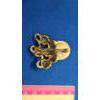 Image 2 : Vintage American Jewelry Chain Co. Three-Cat Pin Brooch & Art Nouveau-Style Lady Pendant