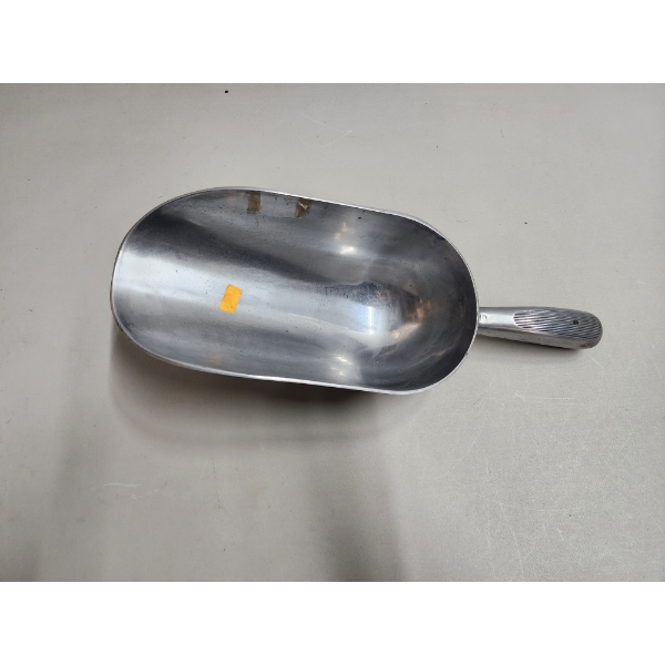 Large Metal Scooper with Engravings 