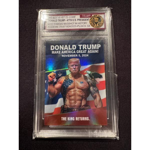 Rare Donald Trump The King Returns 2024 Campaign Presidential Collector Card
