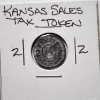 Image 3 : Eight Assorted State Tax Tokens Including Kansas, Illinois, Arizona, Washington Missouri & Utah!