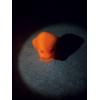 Image 3 : Degenhart Dogs - Tangerine - Adorable Uranium Glass Dog Figurine - ~2.5 inches 