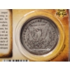 Image 4 : 1885 United Stated Morgan 90% Silver Dollar with Western Saloon Information Display