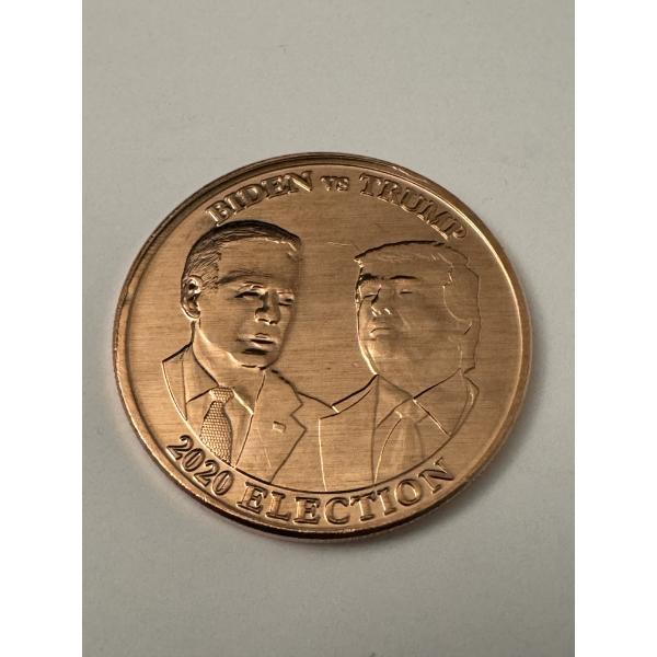 2020 Trump Vs Biden Election .999 Fine Copper 1 Troy Oz Coin - Limited Edition