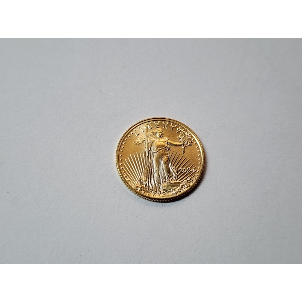 United States 2024 1/10 Ounce Fine Gold $5 American Eagle