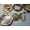 Image 10 : Nice Assortment of Silverplated Serving Trays and Baskets TW: 11.8lbs