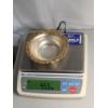 Image 6 : Sterling Silver Ornate Dish With Gold-tone Accents - Weight: 45.5g