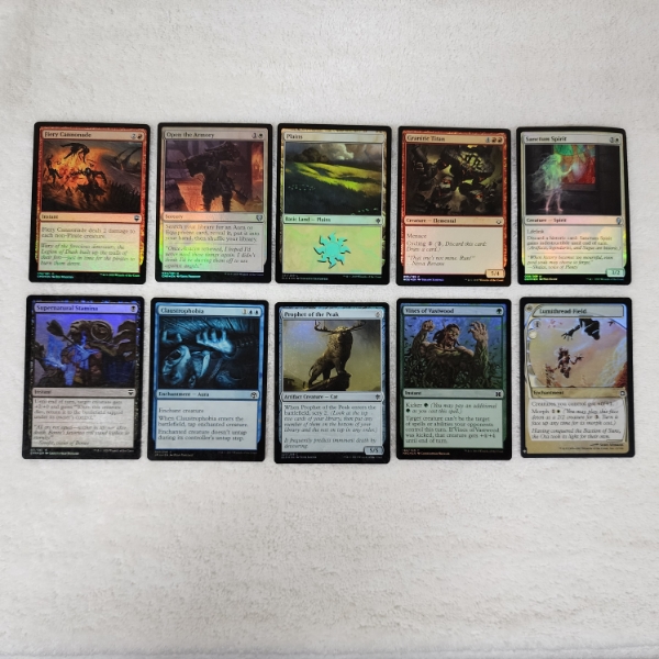 10 Assorted Holo MTG Magic The Gathering Trading Cards 