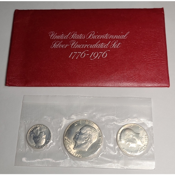1776-1976-S United States Bicentennial 40% Silver Uncirculated Coin Set 