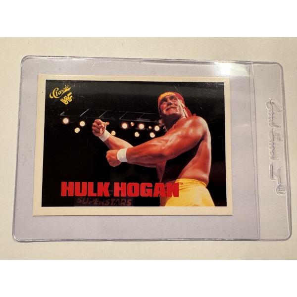 Vintage 1990 WWF Hulk Hogan Big Time Wrestling Trading Card - Mint Condition