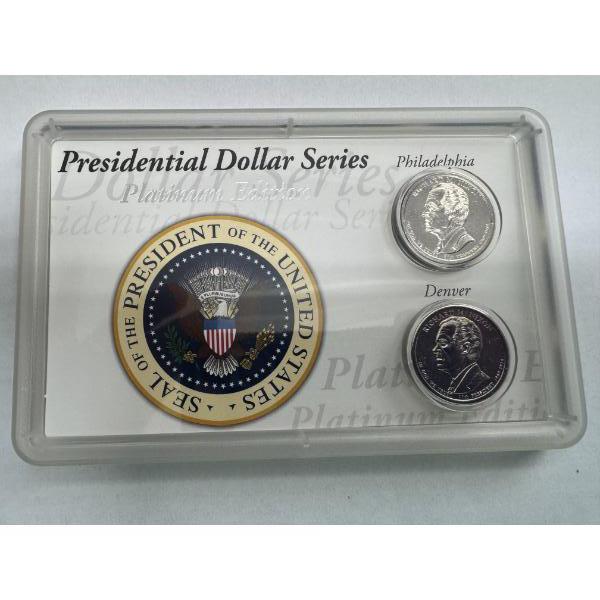  United States Presidential Platinum Dollar Collection - 7 Sets - Mint In The  Box 