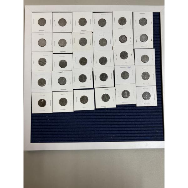 30 Wheat Pennies - FV $0.30 Cents - Various Years - In Stapled Packaging - One Cent Pieces