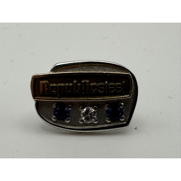 10k Gold Republic Steel Pin 1.6g ( Stainless Steel Post)